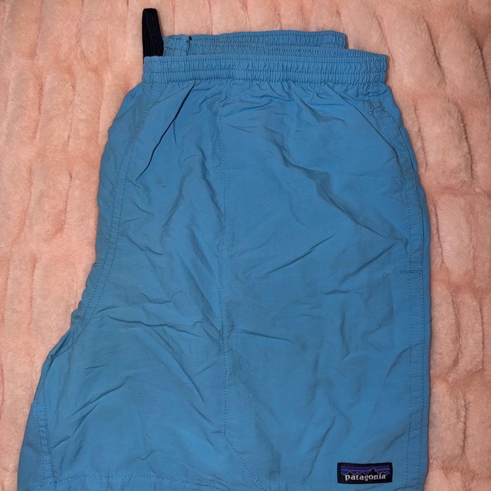 Patagonia Men's Light Blue Athletic Shorts